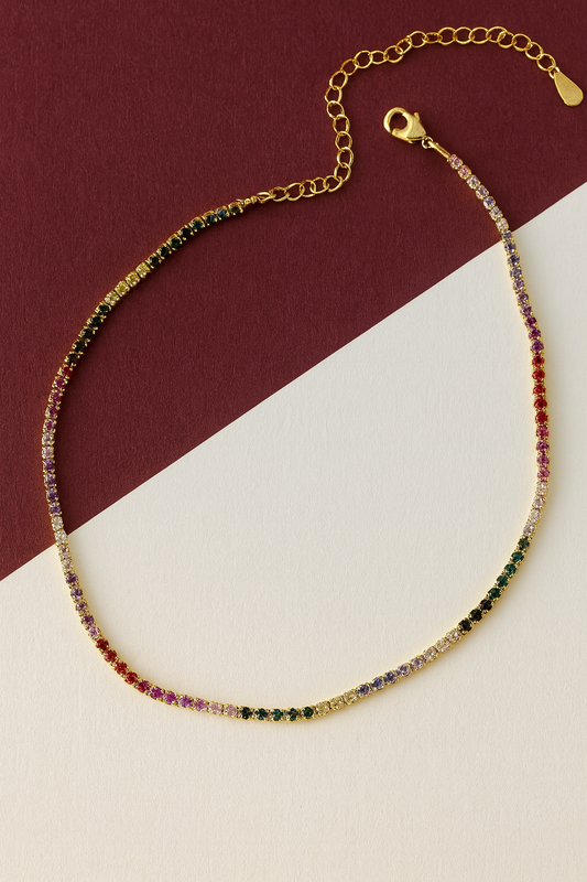 Gold Colorlight Choker